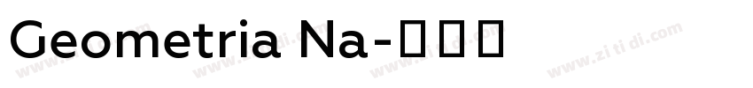 Geometria Na字体转换